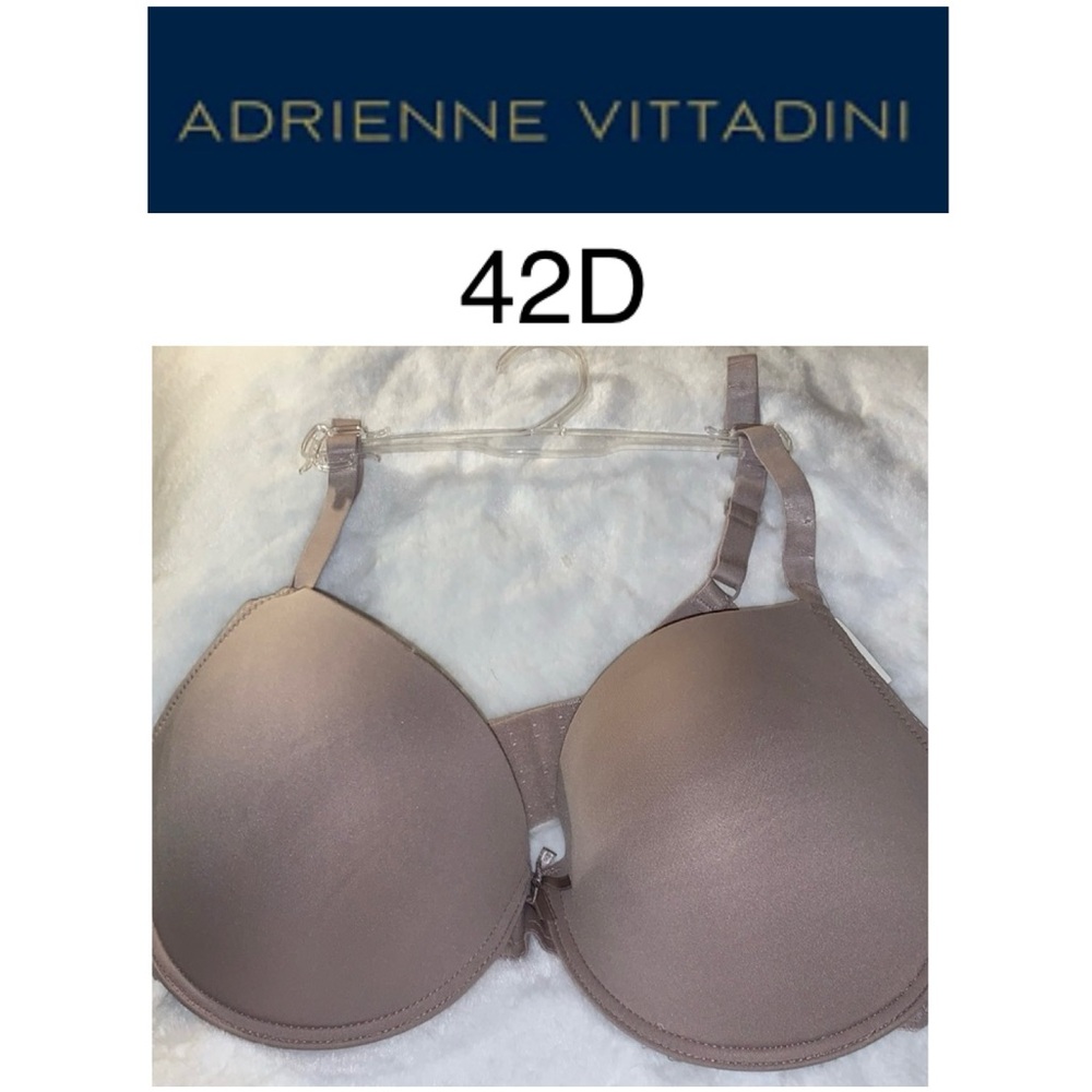 🎄🧑‍🎄 ADRIENNE VITTADINI Smooth Tan Padded T-shirt Bra NWT 42D